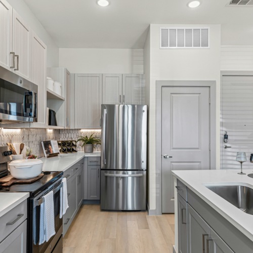 Spacious kitchens with thoughtful details