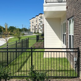 ALL of our first floor homes have gated in yards!