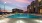 a swimming pool in a city